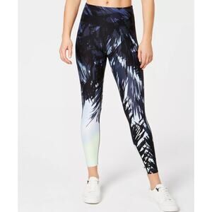 Calvin Klein Performace Palm Print Athletic Leggings Tights Pants Womens Medium